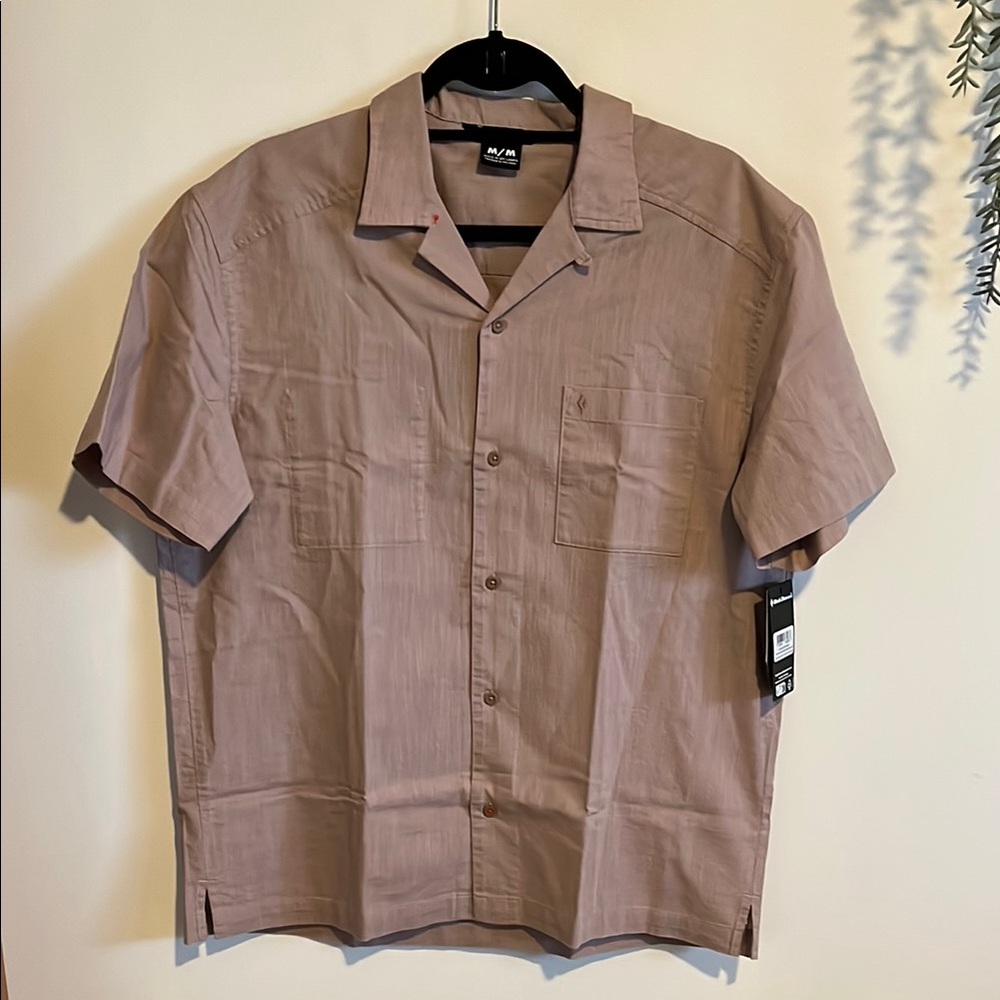 NWT Black Diamond Men’s Cotton Linen Shirt